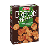 Dare Breton bites; veggie bite-size crackers Left Picture